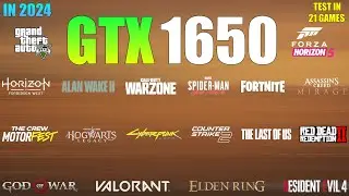 GTX 1650 Laptop : Test in 21 Games in 2024 - still good for Gaming?