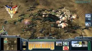 C&C Generals - 1 vs. 7 - Comanche vs. 7 Brutal Armies