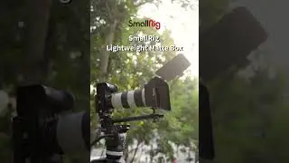 SmallRig Lightweight Matte Box in Video Shooting