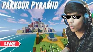 DOING PARKOUR MINECRAFT 1.20 UPDATE | MINECRAFT LIVE | LUCKYBOY PLAYZ | HINDI LIVESTREAM