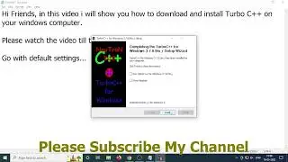 How to download and install Turbo C++ on your windows computer | 2022 | learn easy
