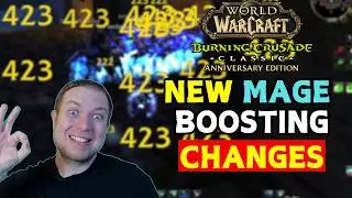 MAGE AOE IS BACK ON THE MENU IN TBC - Huge Changes! | WoW Classic TBC