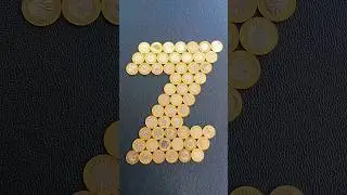 🇮🇳 Tiranga Painting On Z 🇮🇳 || Painting On 10 Rupees Coin #shorts #viral #trending