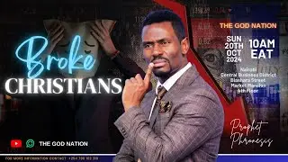 Broke Christians  (Lies About Giving) || Prophet Phronesis