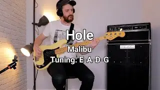 Hole - Malibu bass cover (with tab)
