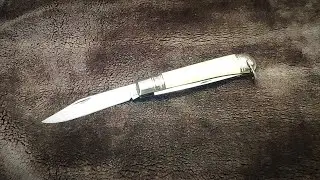 Заточка и полировка клинка Sheffield на винтажном ноже🔪