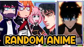 ||Fandoms reacting to RANDOM ANIMES|| [2/2] \\🇧🇷/🇺🇲// ◆Bielly - Inagaki◆