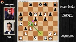 WHEN ANISH COPIED MIKHAIL TAL'S PLAYING STYLE AGAINST WORLD CHAMPION MAGNUS CARLSEN 😀