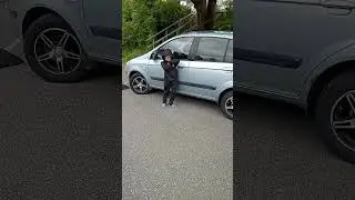 места много - парковаться негде #drøbak #parking  #норвегия