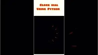 Clock Dial using Python Turtle 🐢