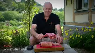 Reverse seared Tomahawk Steaks on the barbecue!