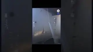 آثار الدمار الذي لحق بمدينة طمرة شمال إسرائيل جراء سقوط عدة صواريخ أطلقت من لبنان