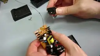 Lithium battery charger with loose power connector repair