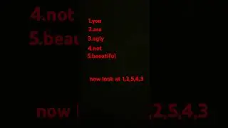 random short idk why
