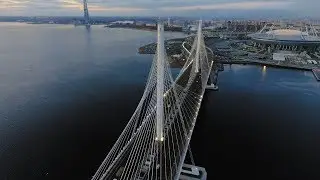 Движение на ЗСД | Санкт Петербург с дрона