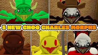 Choo Choo Charles! Roblox! All new Charles morphs unlocked! Update