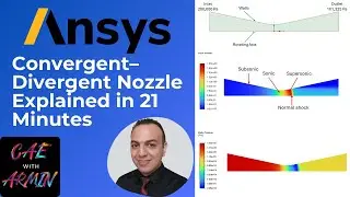 Ansys Fluent Tutorial | Shock in Nozzles Fundamentals Explained in 21 Minutes!