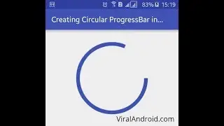 52. Create a Circular Progress Dialog