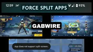 Foce Split Apps Free Fire and Mobile Legend Dual Screen
