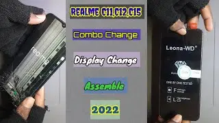 Realme C11,C12,C15 combo change | display change | open the battery | disassemble | assemble!!!