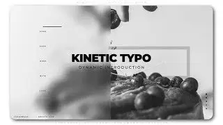 Kinetic Typography Intro — After Effects Template
