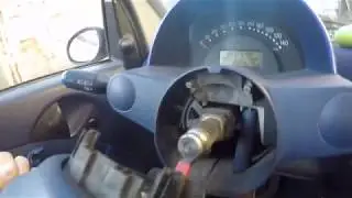 Smart 450 we put the steering wheel straight Mark
