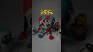 The Pomni Plush is great with My Robots! 