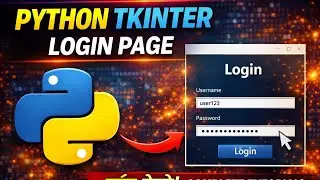 Python Tkinter Login Page Project | Login Form in Python with GUI | Beginner Tutorial