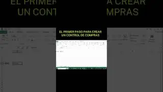 El primer paso para crear un control de compras 