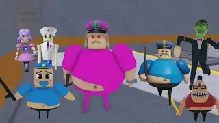 SPEED Run in 20 Scary Obby from Granny, Baby Barry Prison, Siren Head, Mr Stinky, Siren Police Cop