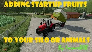 How to Add Startup Food for your Animals or in Your Farm Silo to your Map!!