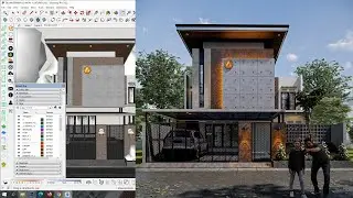 TUTORIAL RENDER ENSCAPE SKETCHUP