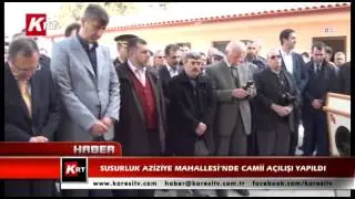 Susurluk Aziziye Mahallesi’nde Camii Açılışı Yapıldı