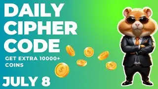 Hamster Combat Daily Cipher Code July 8 /Get Extra 100000+ coins