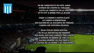 Racing Club | No me arrepiento de este amor