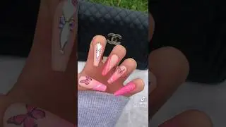 I’m such a pink nail girlie💖 so simple yet to cute🥰 