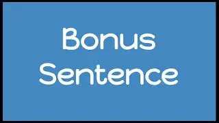 Suffix -y, -ish, -hood, -ment Bonus sentence 1