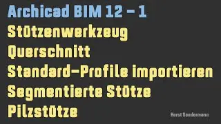 Archicad BIM 12-1 Stützen