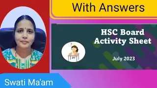 HSC BOARD EXAM PAPER July_2023 with answers|English paper| By-Swati Ma'am