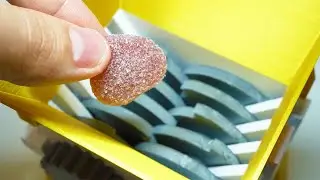 What happens when I put a gummy in a crusher?