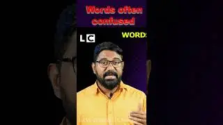 Words often confused topic  for all competitive exams in Telugu/English vocabulary in Telugu 15