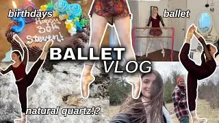 Ballet and Birthdays?! Cozy Spring BALLET VLOG | Ballet class, nature walks, self-care, hiking, GRWM