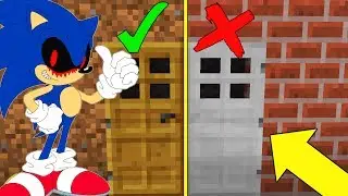 QUAL É A PORTA PARA O MUNDO DO SONIC.EXE !? - MINECRAFT
