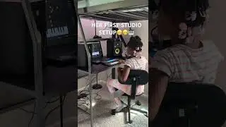 My Daughter’s First Studio Setup!!​⁠@Melodicshq @NovationTV @ArturiaOfficial More Content?🤔