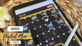 March 2022 Digital Plan With Me