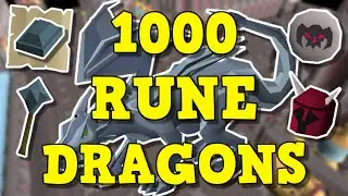 Loot From 1,000 Rune Dragons | Ultimate Rune Dragons Guide Old School Runescape