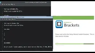 Working with Text Editors Part III : Open Source Editor with specialized features : Brackets