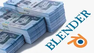 Money In Blender - Two Textures For A Single Face اوراق نقدية ببرنامج بلندر