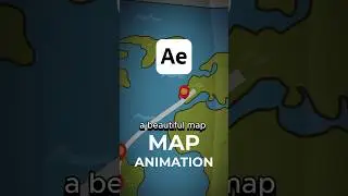 How to make animated map in After Effects