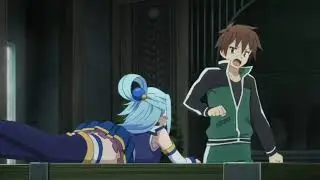 Badass anime scene😑Аква 😍